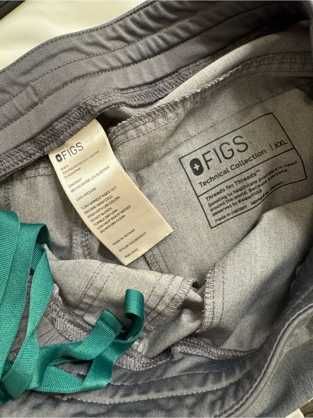 Men’s Figs Graphite Pisco Straight-Leg Scrub Pant